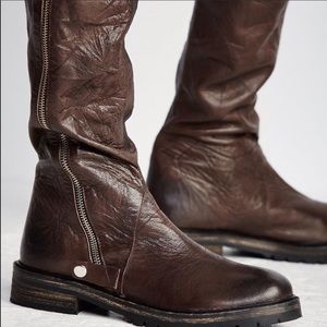 Free People Braxton over  the knee boots.